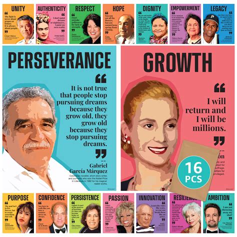 Decorably 16 Hispanic Heritage Month Posters - 11x14in Hispanic