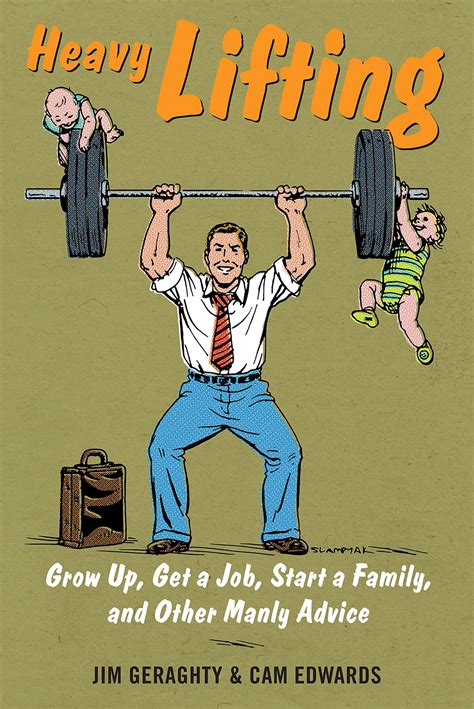 Ted Slampyak - Heavy Lifting book cover illustration