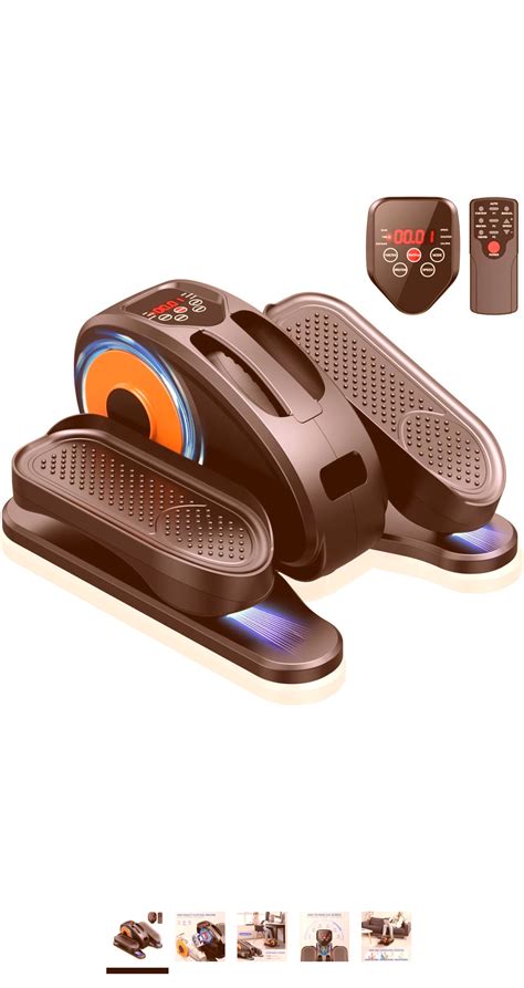 GUGTTR Under Desk Elliptical Machine, Ellipse Leg Exerciser for Seniors