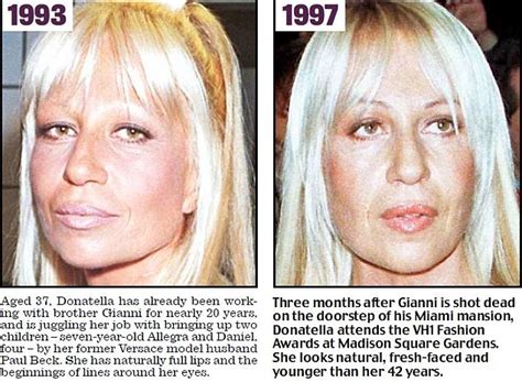 Donatella Versace Younger Years