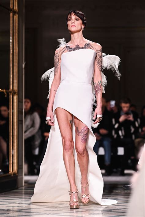 ASIA ARGENTO at Grimaldi Show at Paris Haute Couture Fashion Week 01/21