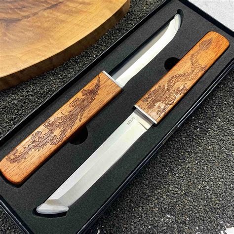 Amazon.com: ichuanyi 2 In 1 Dragon And Phoenixs Double Blades Knife Set