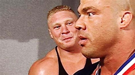 Kurt Angle Recalls Brock Lesnar Kissing Him After Their Match - PWMania ...