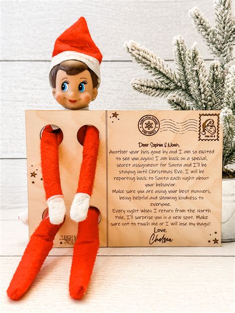 Elf on the Shelf Post Card | Elf, Elf activities, Awesome elf on the ...