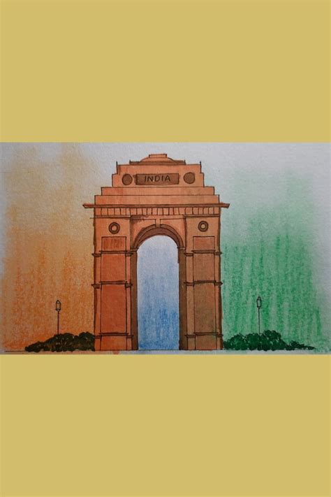 draw easy india gate