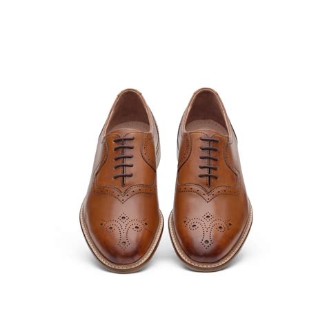 Oxford Formal Tan Shoes - MNJ Shoes - Brand New Shoes and Bags Online Store