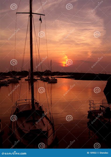 Amber sunset stock photo. Image of ireland, sepia, reflection - 18902