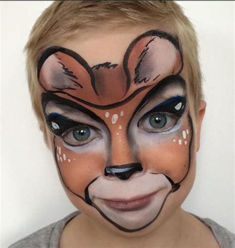 paint  deer face  gregory addison blog