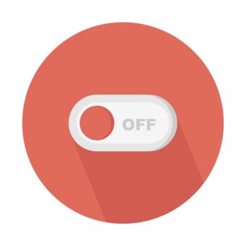 Set Of On Off Switch Button Design In White With Red And Green ...