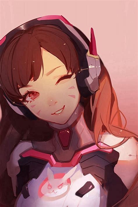 Dva Overwatch Cute Anime Game Art Illustration #art #illustration #cute ...