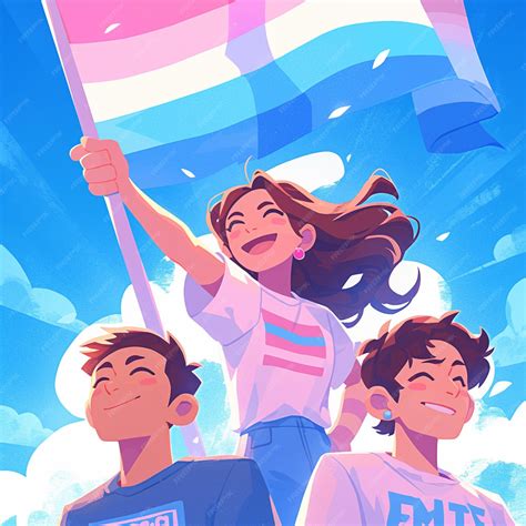 Premium Vector | Transgender Pride Month Celebration Poster