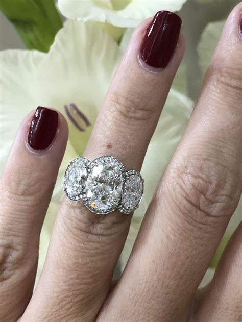 stone ring trilogy ring  carat engagement rings small