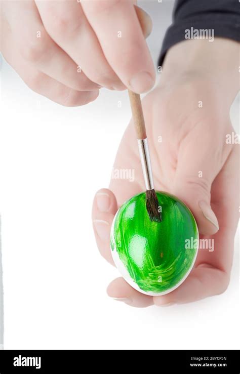 painting  egg stock photo alamy