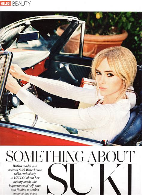 Suki Waterhouse - Hello! Magazine 07/08/2019 Issue • CelebMafia