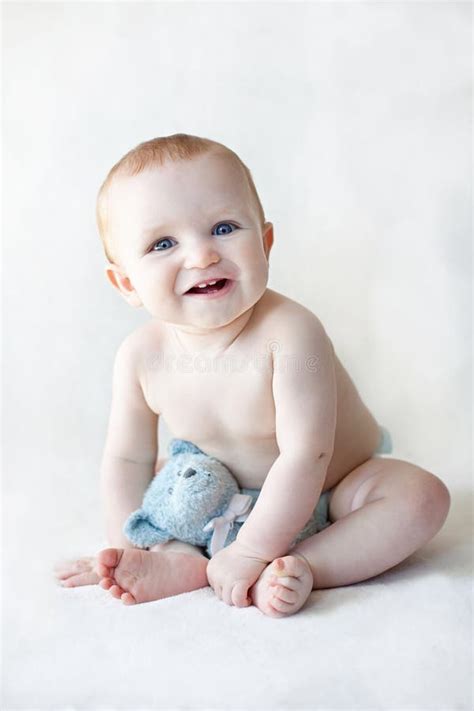 Cute baby sitting up stock image. Image of hispanic, bright - 14581455