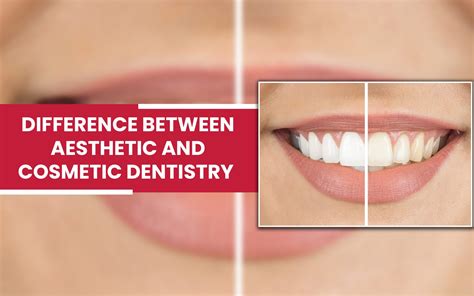 Difference between cosmetic and aesthetic dentistry | Wilmot