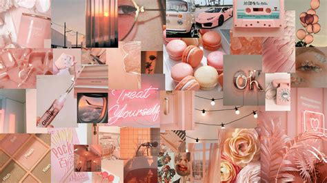 Download Personalize your desktop with this stylish pink collage ...