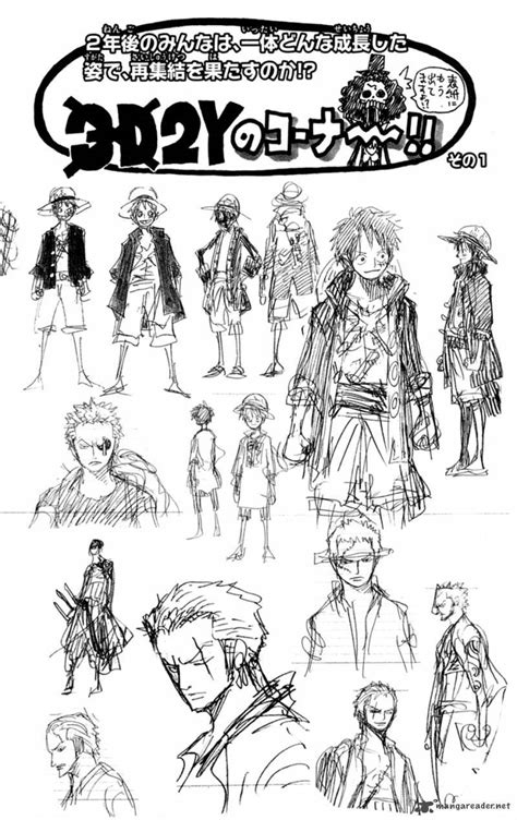 (One Piece Character Sketches - Eiichiro Oda)