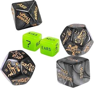 amazoncom ribbonvet sex dice adult sex games party favor position