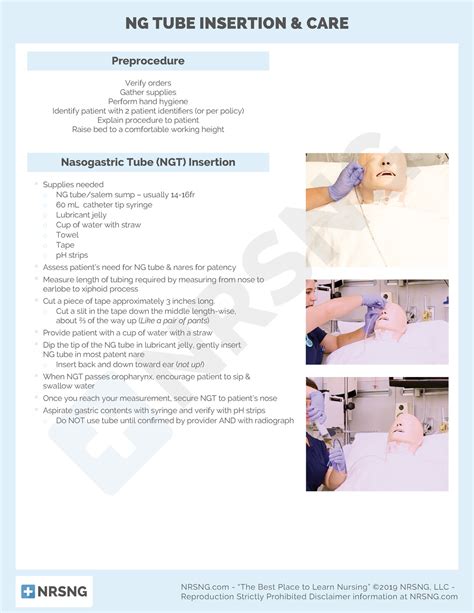 Cs-skill-005-ng tube insertion care - NG TUBE INSERTION & CARE