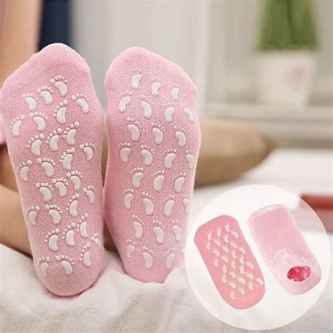 Meia De Hidratação Para Os Pés - KIT Meia de Hidratação Silicone Esfoliante Gel Spa Dos Pés | Shopee Brasil
