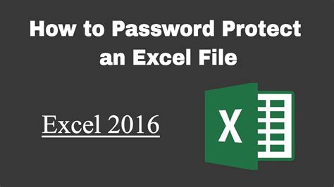 password protect excel file   save  workbook   password