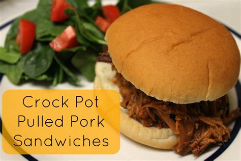 Crock Pot Pulled Pork Sandwiches
