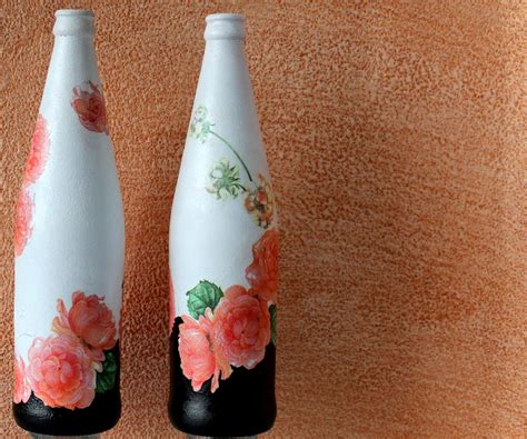 DECOUPAGE ON BOTTLE FOR BEGINNERS