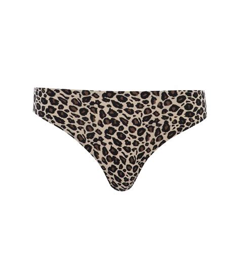 String imprimé Softstretch Leopard Nude CHANTELLE | Lingerie Sipp