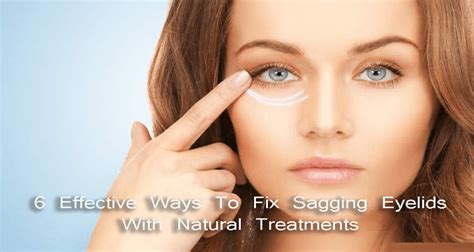 how to fix eyelids sagging