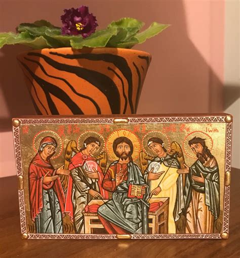 Deesis Hand Painted Icon, Byzantine Icon Painting, Handmade Religious ...