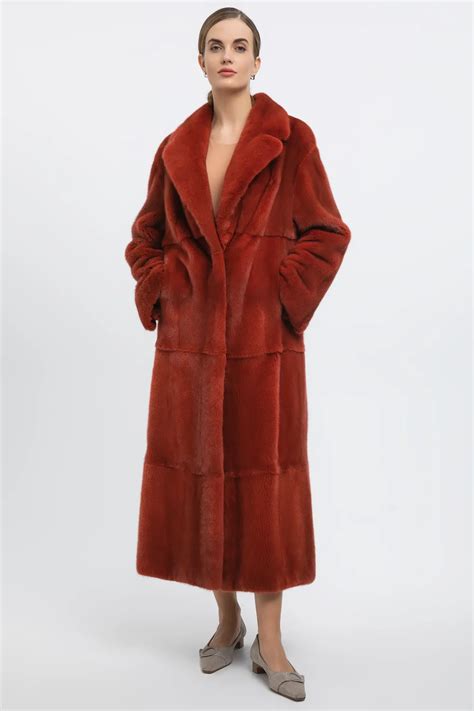 Шуба из аукционного меха норки SAGA FURS Estel 688999003 цены в Москве ...