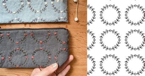 無料刺繍図案ダウンロード【図案紹介・特徴・利用規約】 | monica blog 初心者向き刺繍のはじめかた
