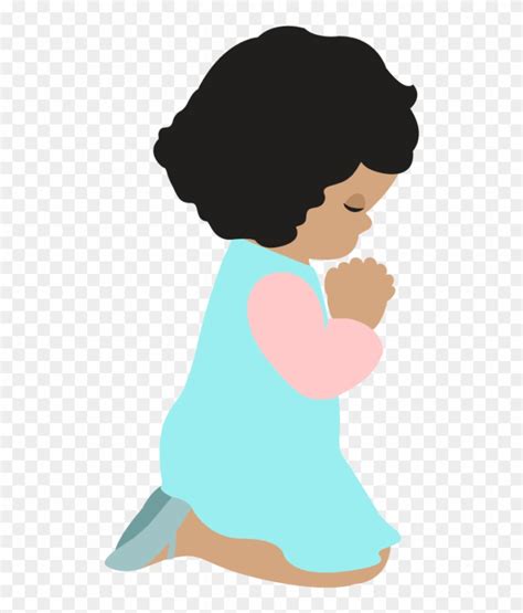 Clipart Of A Girl Praying Image