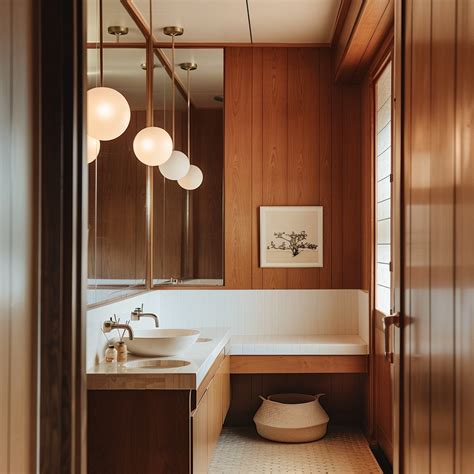 The Secrets To Creating A Timeless Mid-Century Modern Bathroom - Edward