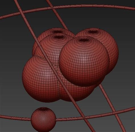 Atom 3D Model $5 - .max .3ds .fbx .obj - Free3D