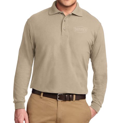 Basic Men’s Long Sleeve Polo – DENNY'S GEAR