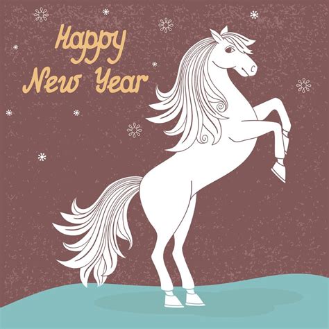 Year of horse 435962 Vector Art at Vecteezy