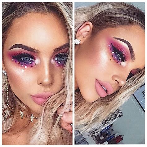 Bybrokella festival make up inspo | Festival makeup glitter, Doll eye ...