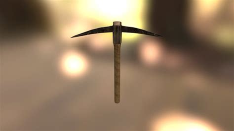 pick axe    model  fishfacegames bdd sketchfab