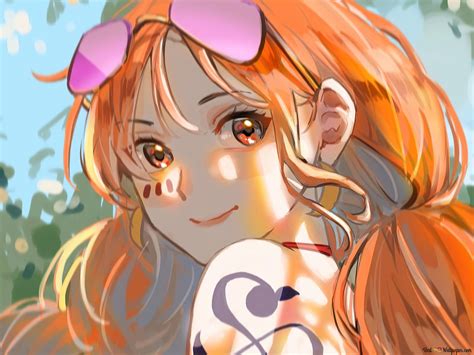 Nami from One Piece Film: Red 4K wallpaper download