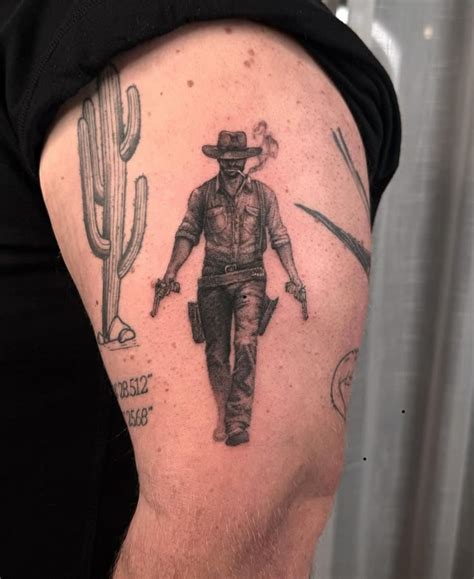 cowboy tattoos  men orangetattooshopcom