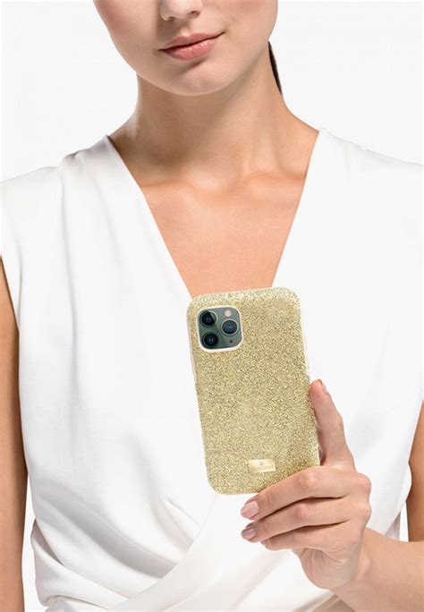 Чехол для iPhone Swarovski® 11 PRO High, цвет: золотой, SW016BWHRSS7 ...