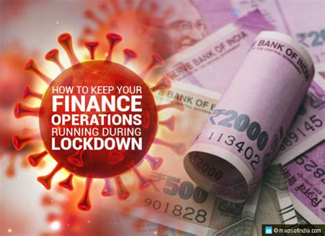 financial operations running   lockdown finance