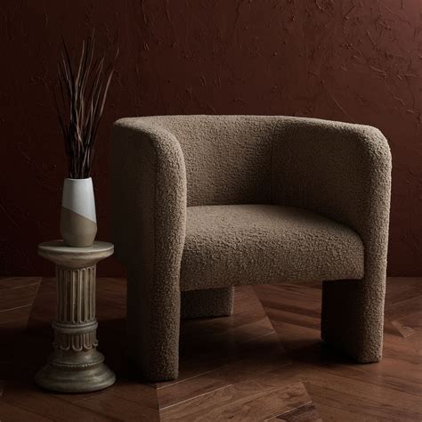 brown accent chair
