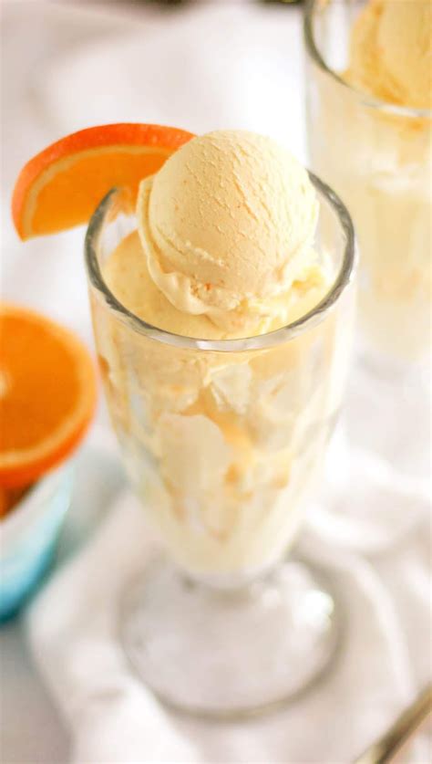 Healthy Orange Creamsicle Ice Cream - Foodie Heaven