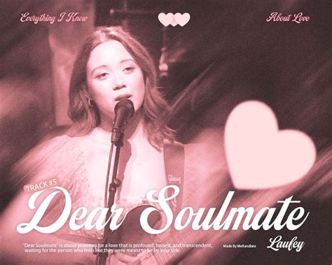 dear soulmate laufey poster