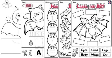 Bat Worksheets | TeachersMag.com