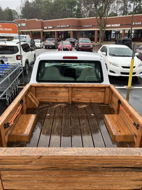 Custom wooden truck bed. : r/AwesomeCarMods