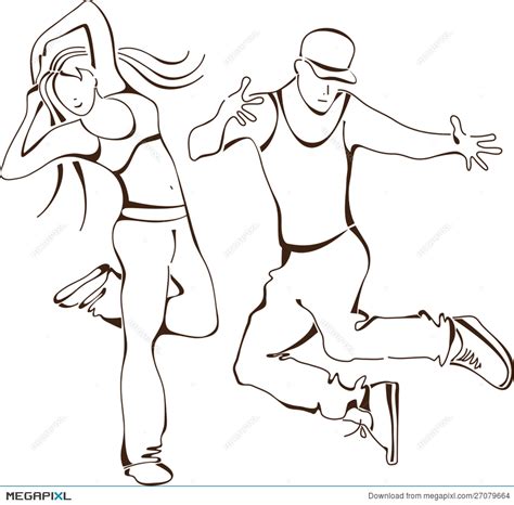 Hip Hop Dancer Drawing at GetDrawings | Free download